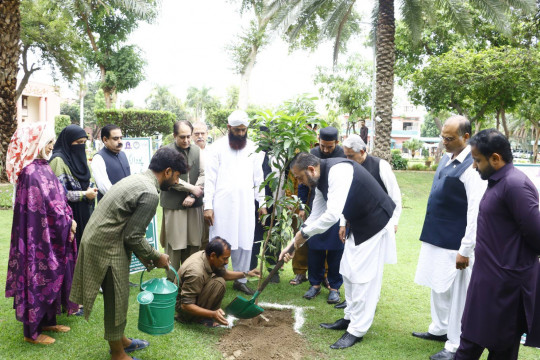 Celebration of Jashan-e-Azadi and 100 Years of Academic Excellence: Inauguration of tree plantation at Abbasia Campus