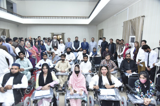 Prime Minister Pakistan Electric Wheelchair Scheme for special Students of IUB