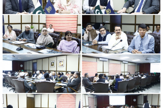 1st Institutional Quality Circle (IQC) Meeting Under the Chairmanship of Vice Chancellor Prof. Dr. Muhammad Kamran