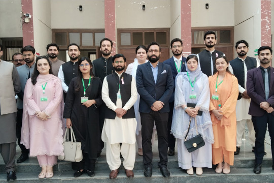 The 53rd CTP delegation of the Civil Services Academy Lahore visited the University College of Nursing, IUB.
