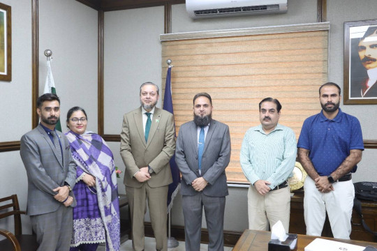 Mr. Ali Hashmi, Assistant Director FIA visited the Islamia University of Bahawalpur
