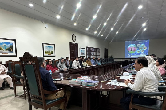 Meeting of University Publication Committee held at Abbasia Campus, IUB.