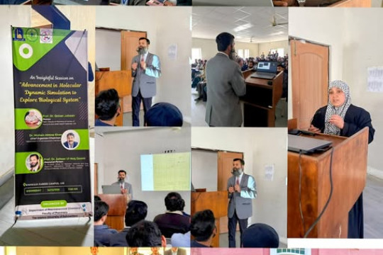 Academic session on “Advancement in Molecular Dynamic Simulation to Explore Biological system: My Research Journey”