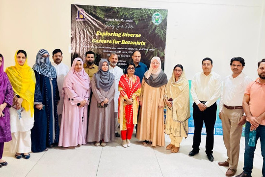 IUB organized a mega event, featuring a seminar entitled "Seeding Your Future: Exploring Diverse Careers for Botanists