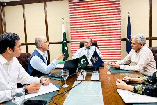 The core team of the Climate Change Consortium held a comprehensive briefing session with VC Prof. Dr. Muhammad Kamran.