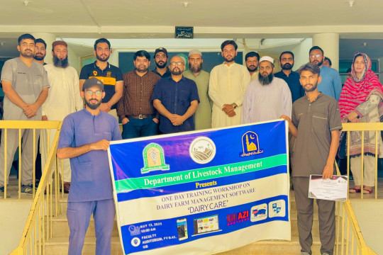 One-day training workshop on DairyCare, a dairy farm management software, to strengthen industry-academia linkages.