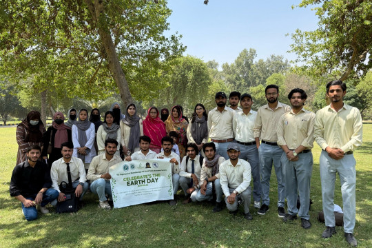 World Earth Day 2025 was celebrated with a tree plantation drive at the Islamia University of Bahawalpur.