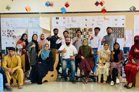 The Final Jury for Basics of Design-II, organized by the Department of Architecture at IUB.