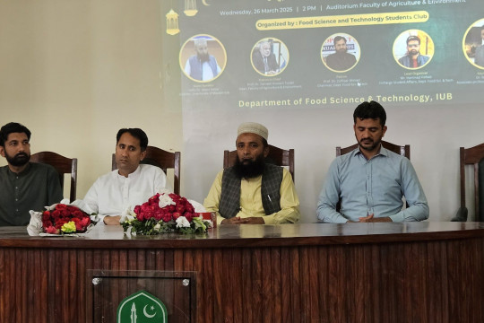 IUB organized a seminar titled "Respecting Ramadan: Spiritual and Nutritional Aspects of Fasting."