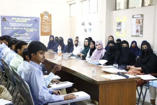 One Day Training Workshop on "Gender Sensitization and Workplace Harassment" held at IUB