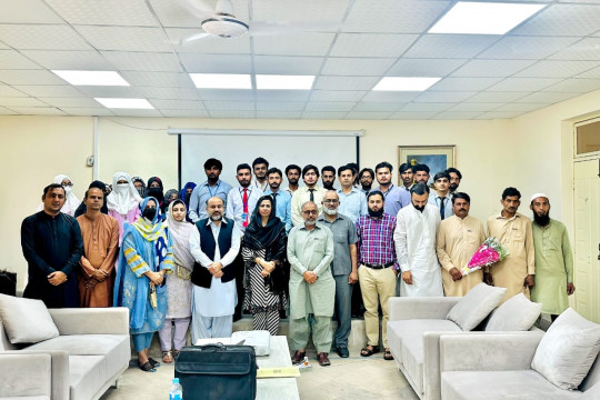 A seminar was organized in Islamia University Bahawalpur Bahawalnagar Campus regarding International Labour Day 2024