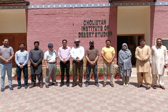 JICA's Technical Advisor in Pakistan Mr. Osamu Yasuno and Dr. Ghani Akbar from NARC visited IUB