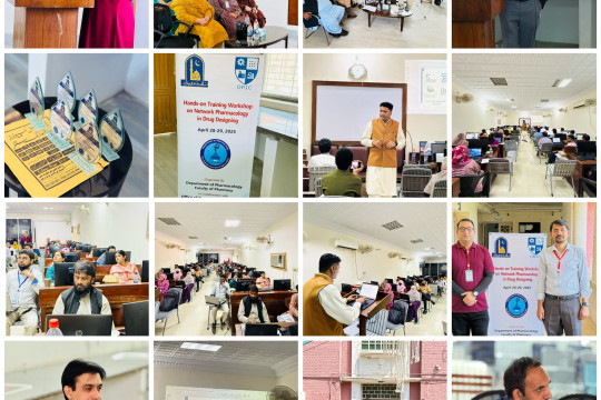 IUB organized a “Hands-on Training Workshop on Network Pharmacology in Drug Designing” at the Khawaja Fareed Campus