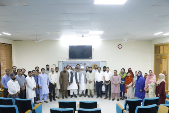 Sixth and last day of a training workshop for teachers organized by IUB, and Naimat Saleem Trust, Lahore
