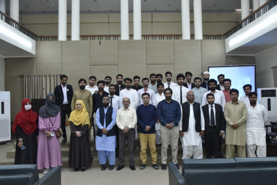 IUB organized the session titled "Law Moot Awareness" at Ghulam Muhammad Gothvi Hall