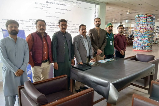 Installation of Helpdesk under Government of the Punjab "Maryam ki Dastak" Programme at SSMK Library, BJC.