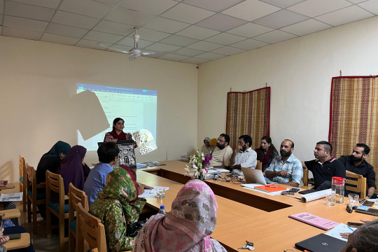 MFA Visual Art Thesis Review Committee Meeting held at the IUB.