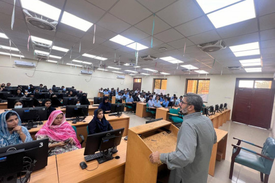 Spiritual Lecture on Paigham-e-Ramzan organized at the Department of Artificial Intelligence, IUB