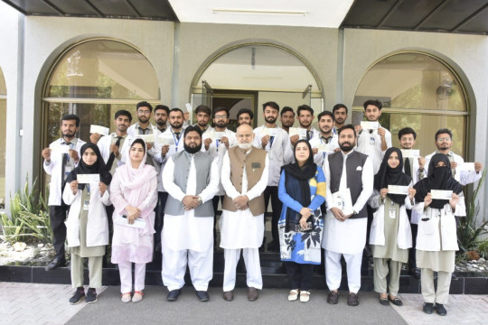 Pakistan Education Endowment Fund (PEEF) has awarded 19 fully funded scholarships to students of Nursing College, IUB
