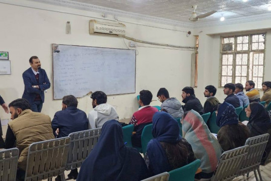 Vice Chancellor Prof. Dr. Muhammad Kamran reviews academic activities in faculties