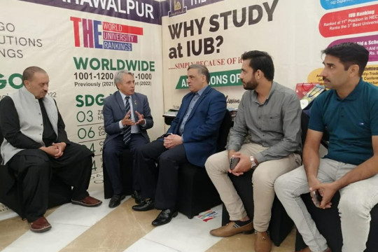 Prof. Dr. Asif Naveed Ranjha from IUB briefed respected vice chancellors about IUB progress