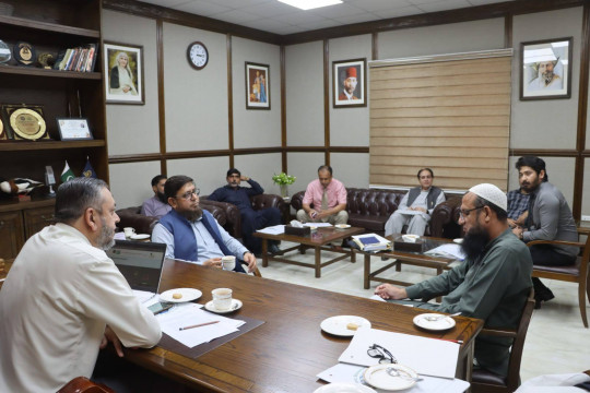 Interviews of candidates for the posts of visiting faculty at the Islamia University of Bahawalpur.