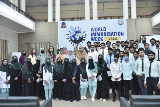IUB organized a seminar on World Immunization Week 2024 to shed light on a critical Public Health aspect of Immunization