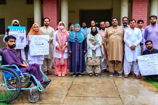 IUB observed World Physical Therapy Day 2025 at the Khawaja Farid Campus.