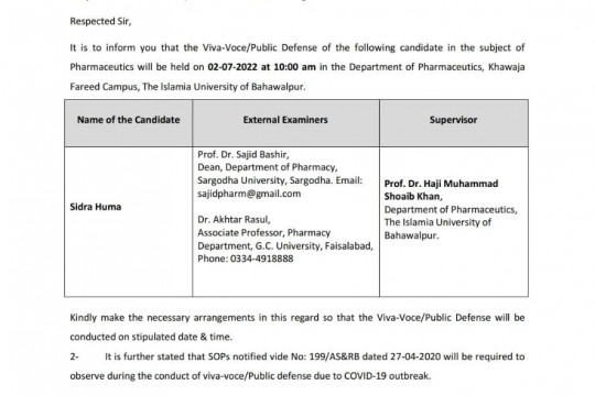 PhD open defense at Department of Pharmaceutics