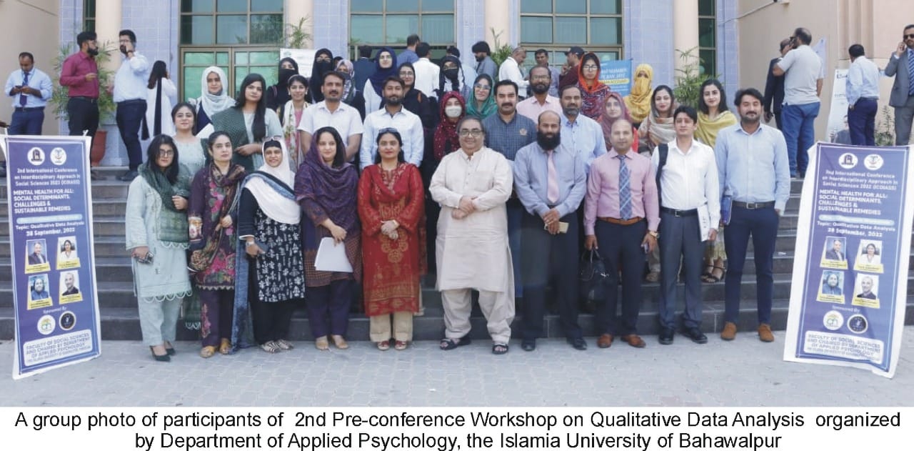 IUB successfully organized the 2nd Pre-conference Workshop on Qualitative Data Analysis with the theme of Mental Health