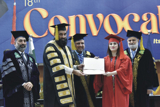 Punjab Governor and Chancellor discuss importance of economic stability and higher education at 18th Convocation of IUB