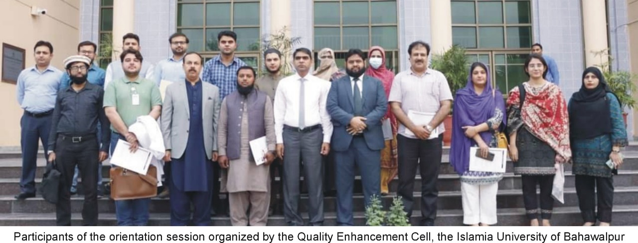 The Islamia University of Bahawalpur organized an orientation session on Internal Quality Assurance Mechanism