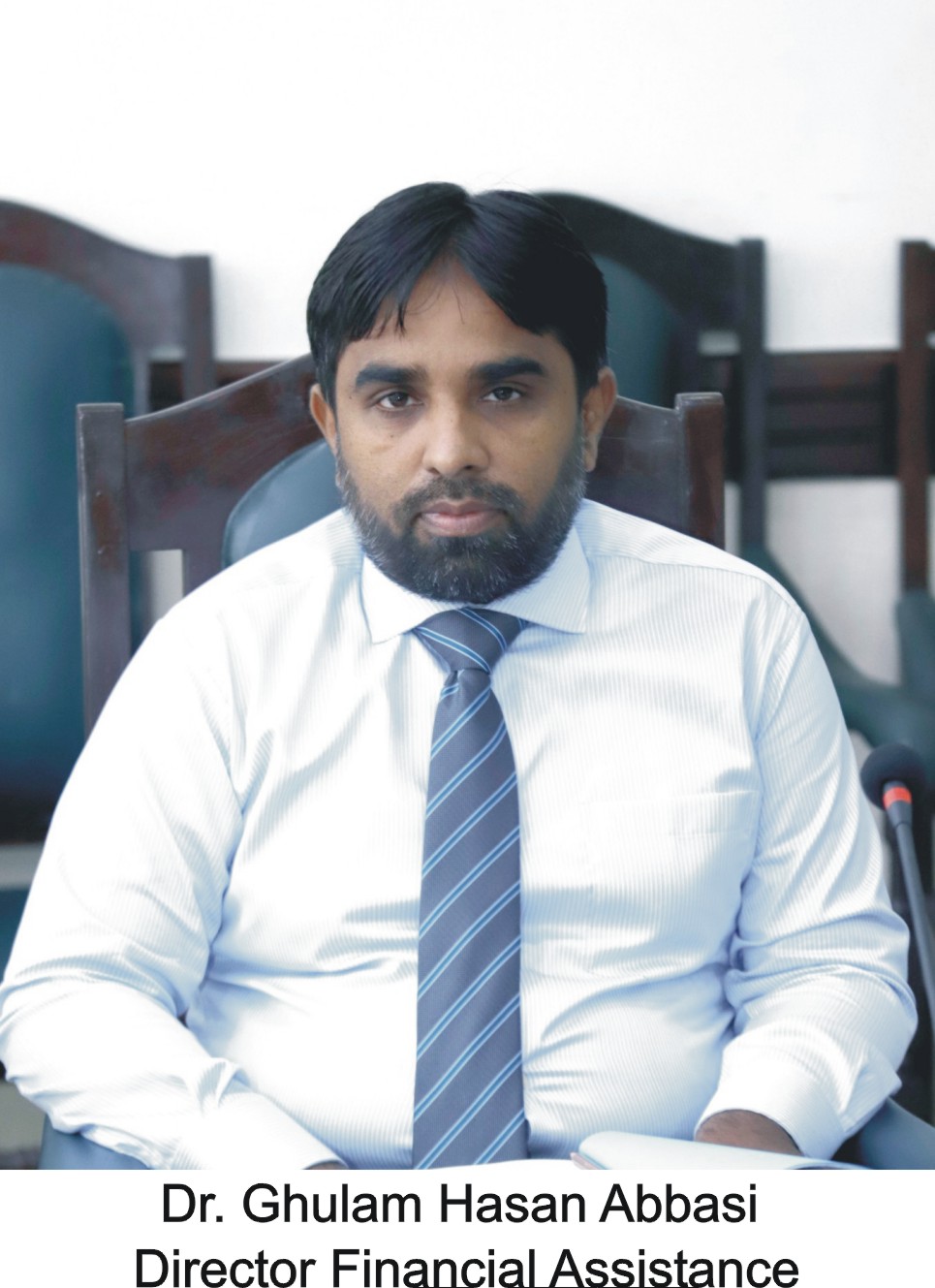 IUB is currently awarding scholarships worth Rs 95 crore to 22,000 students, Dr. Ghulam Hasan Abbasi