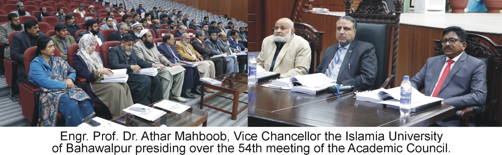 54th meeting of the Academic Council was held under the chairmanship of Vice Chancellor of IUB