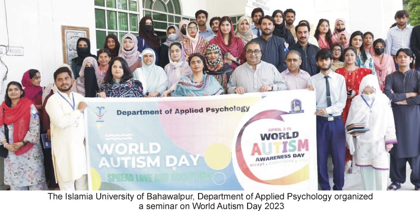 World Autism Day was celebrated in the Department of Applied Psychology, Islamia University, Bahawalpur