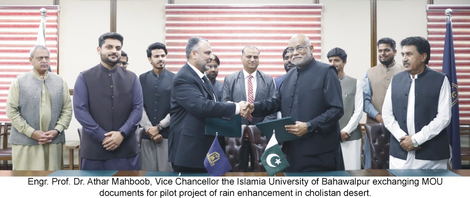 The Syndicate of IUB has approved the proposed rain enhancement to convert the Cholistan desert into agro-economic zone