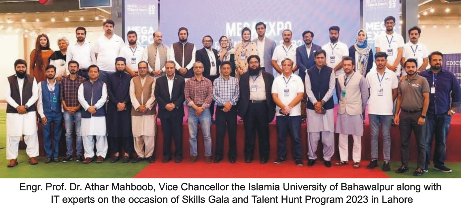Worthy VC Engr. Prof. Dr. Athar Mahboob participated in the Skills Gala and Talent Hunt Program 2023 in Lahore