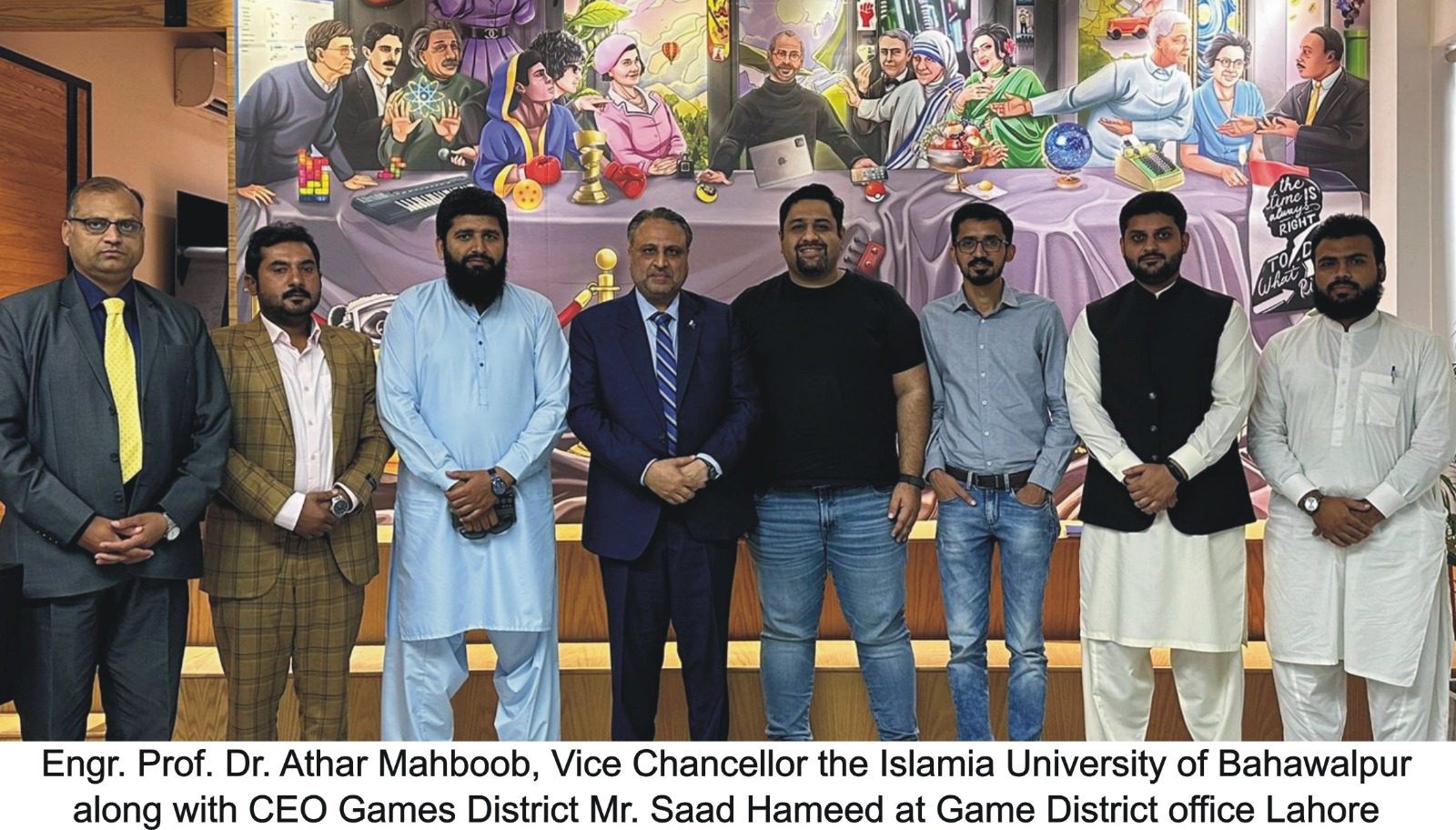 Game District, an emerging mobile games leader company, will set up a game studio at Islamia University of Bahawalpur.