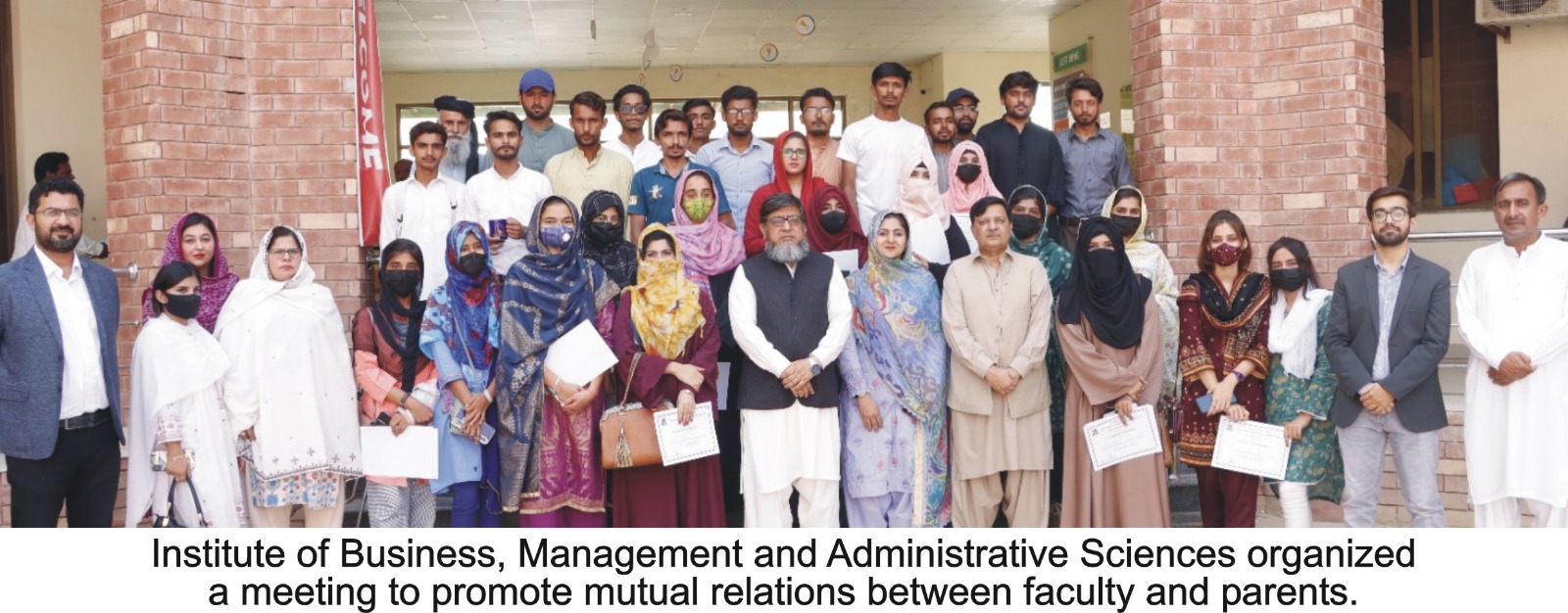 On the direction of VC IUB IBMAS organized a meeting to promote interaction between teachers and parents