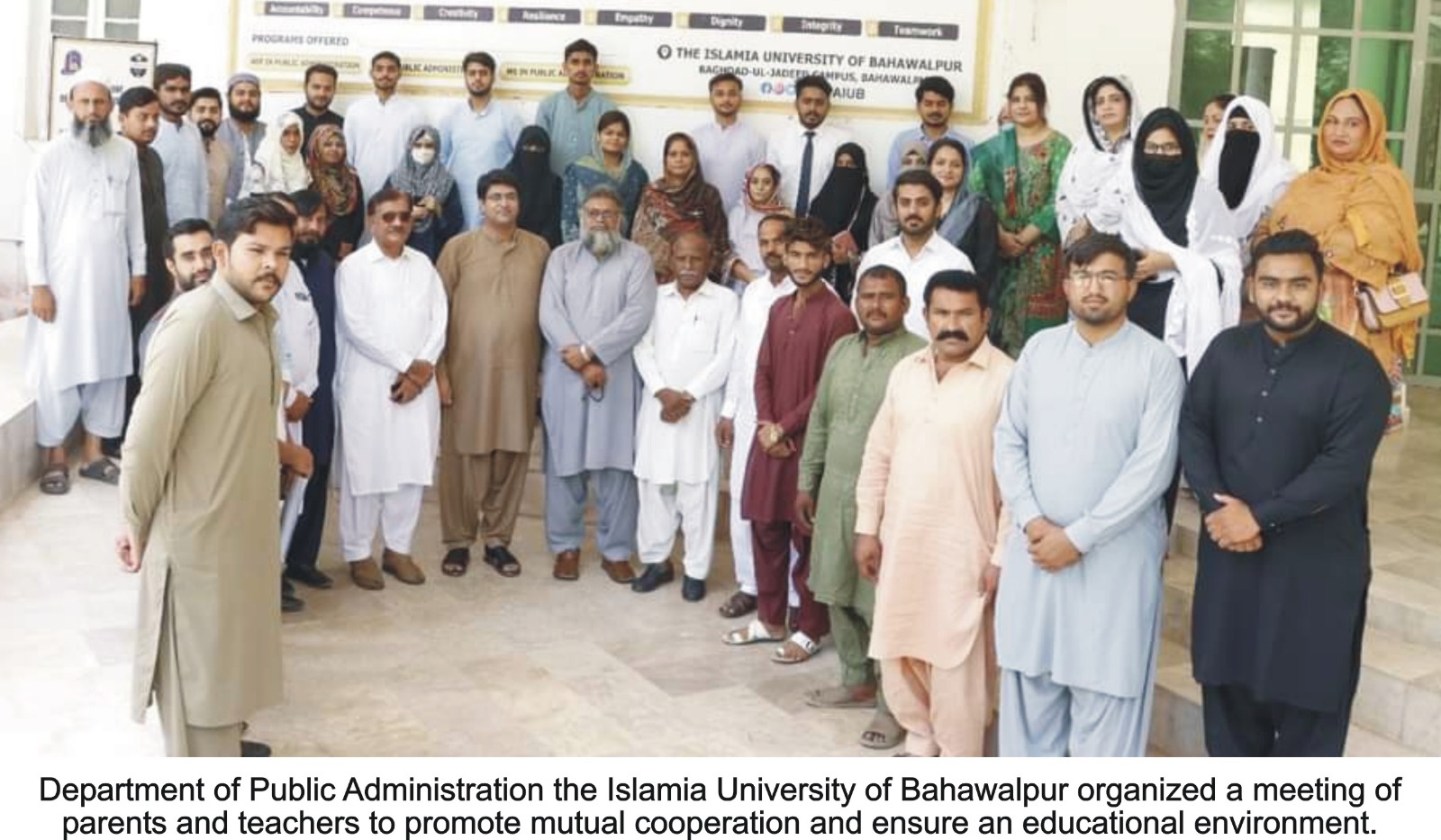 Department of Public Administration, IUB organized a meeting to promote communication between teachers and parents