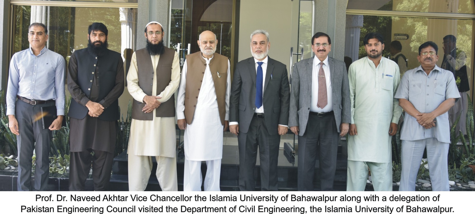 A delegation of Pakistan Engineering Council visited the the Islamia University of Bahawalpur