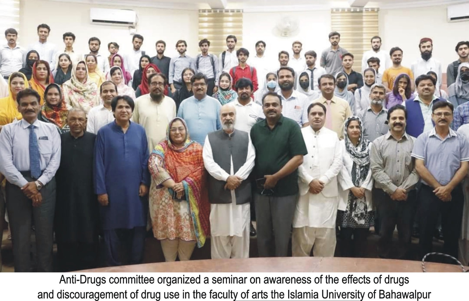 2nd awareness seminar on the dangers and consequences of drug abuse was organized at the Faculty of Arts and Languages