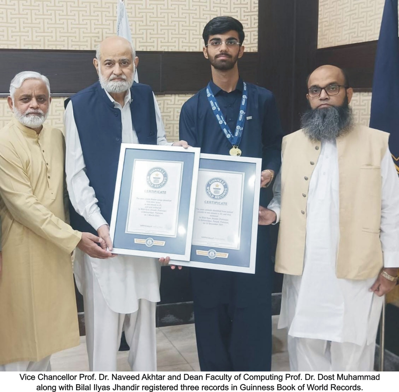 our students are making the name of the university and the region bright at the national and international level, VC IUB