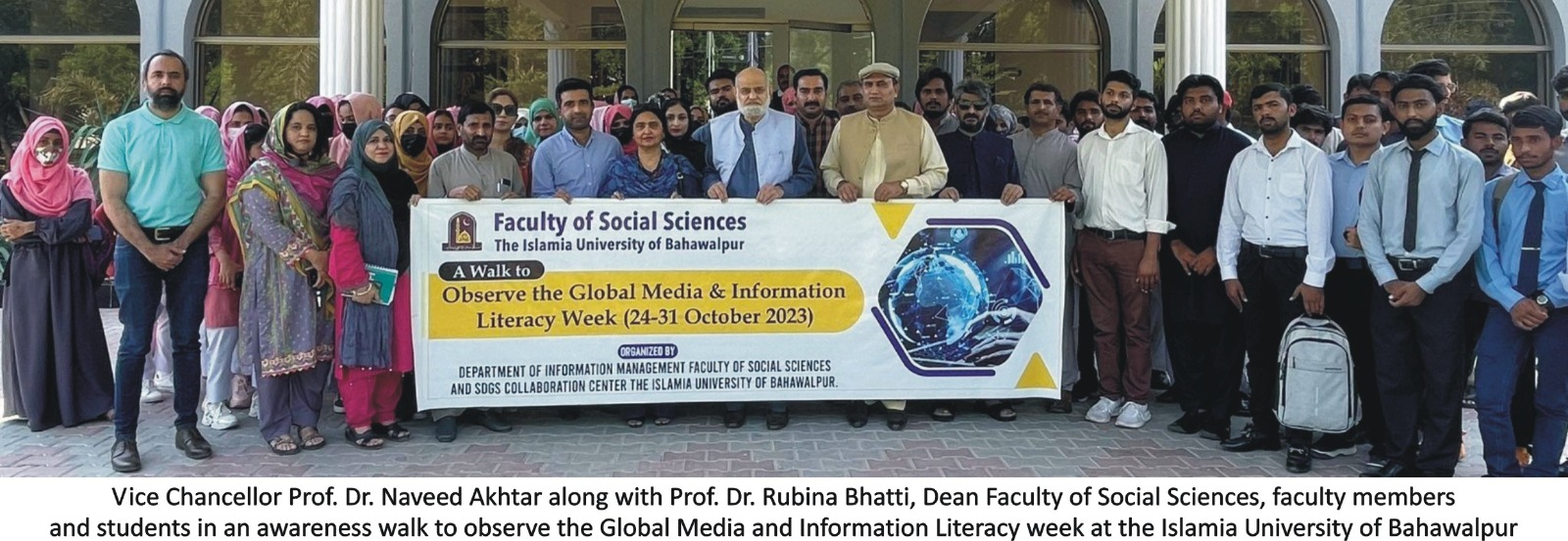 An Awareness walk to observe the Global Media and Information Literacy week was organized by the IUB