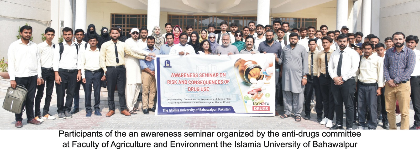 Awareness seminar on risk and consequences of drug abuse at the Faculty of Agriculture and Environment, IUB