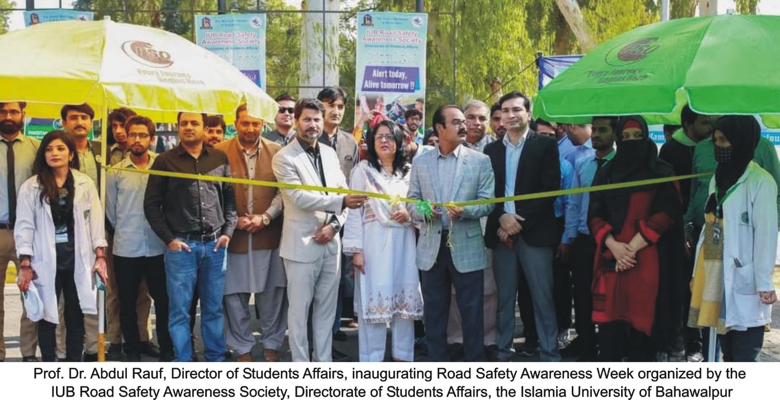 The Islamia University of Bahawalpur organized Road Safety Awareness Week