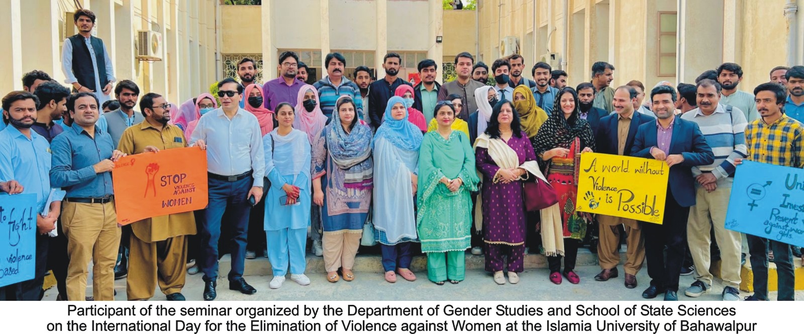 Inauguration of the 16 Days of Activism against Gender-Based Violence at the Islamia University of Bahawalpur