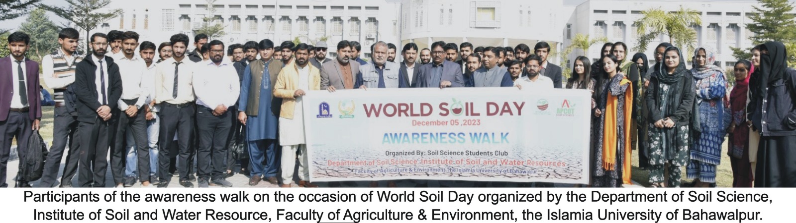 On the occasion of World Soil Day (Soil and Water: a source of life), a special event was organized at the IUB