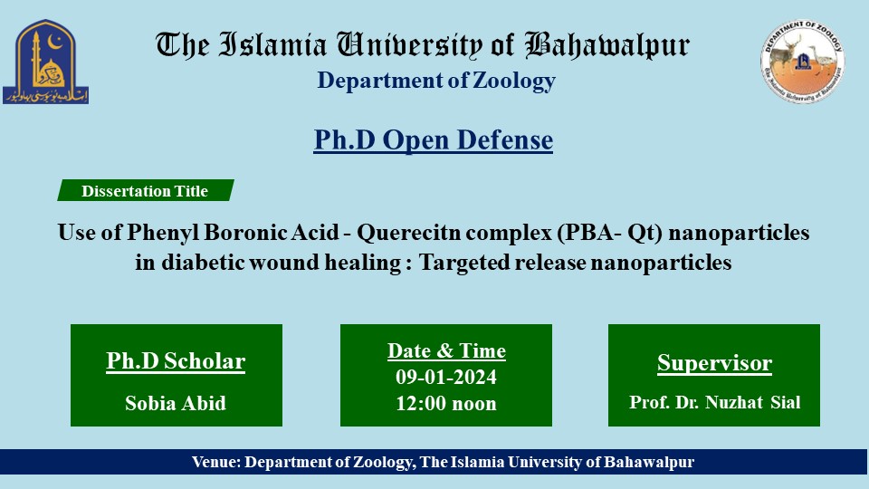 PhD Open Defense at the Department of Zoology, IUB