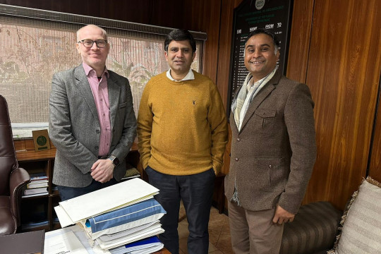 Muhammad Waqar Mushtaq Lecturer IUB has been nominated as focal person for Ganweriwala Execution Project